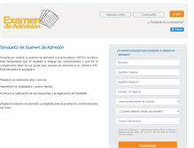 Tablet Screenshot of examendeadmision.com.mx